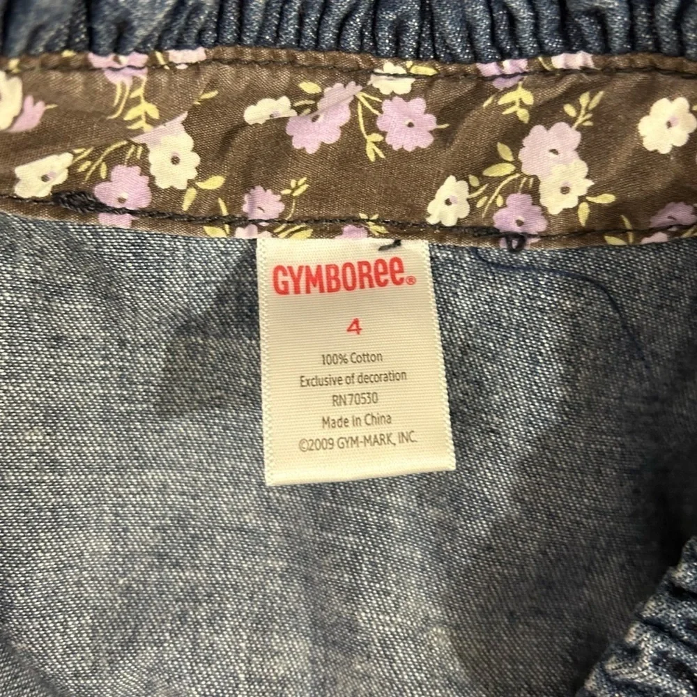 GYMBOREE Denim Long Sleeve Dress